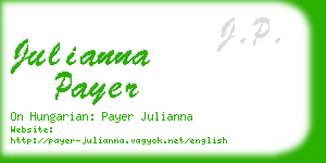 julianna payer business card